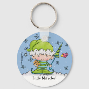 Baby Elf -gepersonaliseerd !st Christmas Sleutelhanger