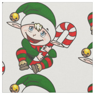 baby elf kerst stof