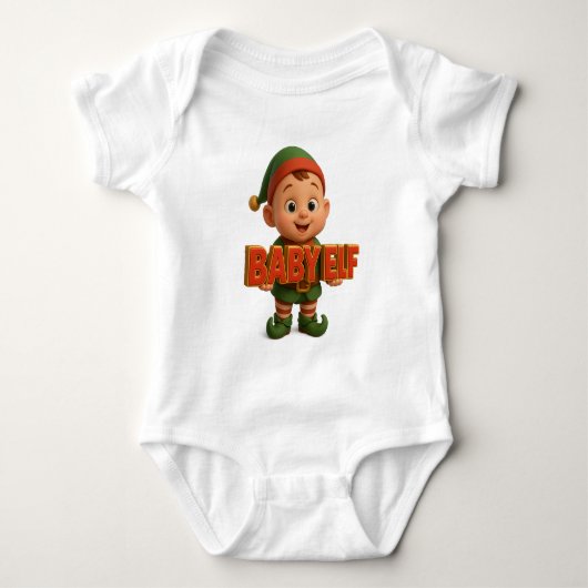 Baby Elf - Kersteditie Romper (Voorkant)