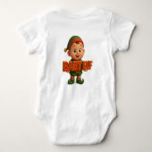 Baby Elf - Kersteditie Romper (Achterkant)