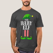 Baby Elf Matching Family-kerstfeest T-shirt (Voorkant)