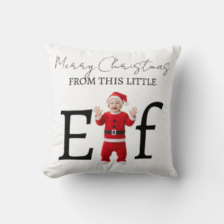 Baby Elf Merry Christmas Holiday Gift Kussen