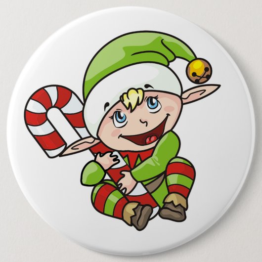 BABY ELF RONDE BUTTON 6,0 CM (Voorkant)