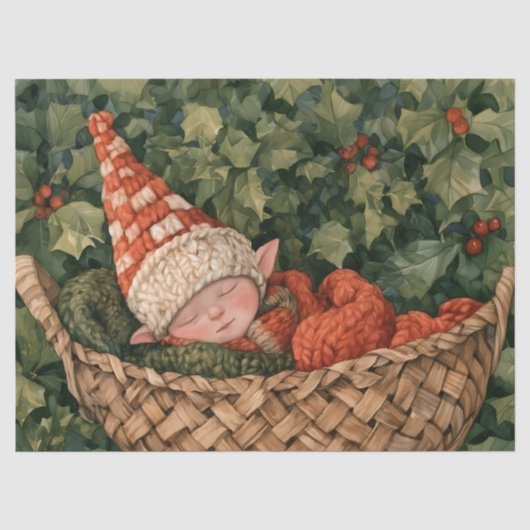 Baby Elf Tissuepapier (Voorkant)