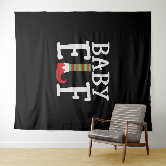 Baby Elf Wandkleed (In Situ (horizontaal))