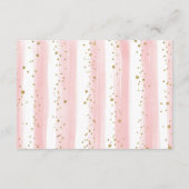  Baby ellephant Blush Rozen Display Shower Informatiekaartje (Achterkant)