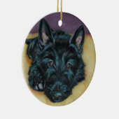 "Baby Em" - Schots puppy Keramisch Ornament (Rechts)