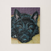 "Baby Em" - Schots puppy Legpuzzel (Verticaal)