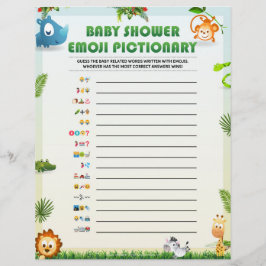 Baby Emoji Pictionary [Dierthema] Briefhoofd