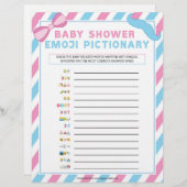 Baby Emoji Pictionary [Gender Surprise] Briefhoofd (Voorkant / Achterkant)