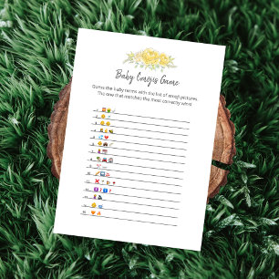 Baby Emojis Teddy Bear Kaart