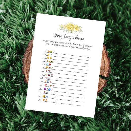 Baby Emojis Teddy Bear Kaart