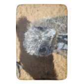 Baby Emu Gezicht, Badmat (Voorkant Verticaal)