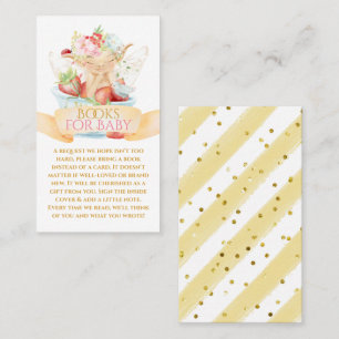 Baby- en aardbeienboeken voor de Kaart van Baby Visitekaartje