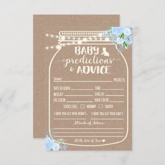 Baby- en adviesbehuizing informatiekaartje (Voorkant / Achterkant)