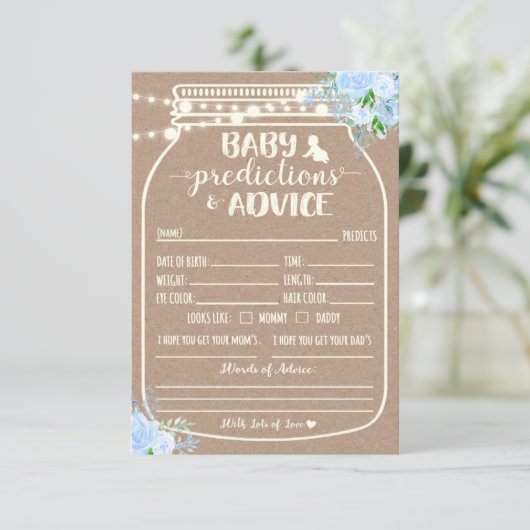 Baby- en adviesbehuizing informatiekaartje (Staand voorkant)