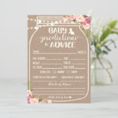 Baby- en advieskaart kaart (Staand voorkant)