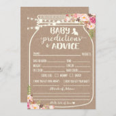 Baby- en advieskaart kaart (Voorkant / Achterkant)