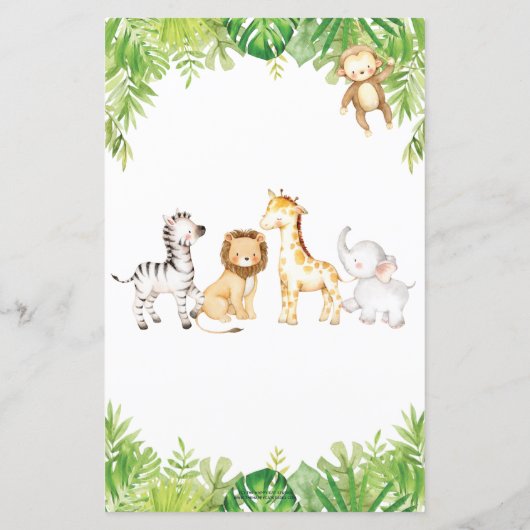 Baby en adviezen voor oerwouden (Achterkant)