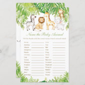 Baby en adviezen voor oerwouden (Voorkant / Achterkant)