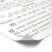 Baby en Beer van de cartoon, Babysitter, Dagopvang Poster (Hoek)