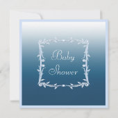 Baby en blauw Baby shower in Afrika Kaart (Achterkant)