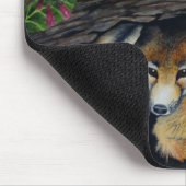 Baby en bloemen mousepad muismat (Hoek)