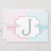 Baby- en Chevron-afdrukken Kaart (Voorkant)