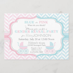 Baby- en Chevron-afdrukken Kaart