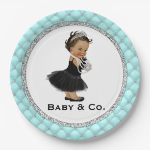 Baby en Company Baby Shower Papieren Borden Bordje