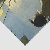 "Baby en de maan" van Jessie Willcox Smith Tissuepapier (Detail)