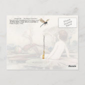 Baby en drakenvlucht briefkaart (Achterkant)