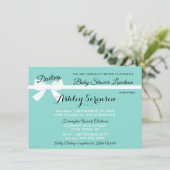 Baby en gasten Sprinkle Shower Tiara Party Kaart (Staand voorkant)