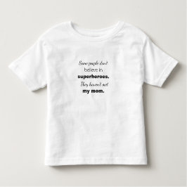 Baby en Kind Superheld Mam Shirt