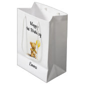 Baby en kinderen cadeauverpakking, beren overal, medium cadeauzakje (Voorkant Gekanteld)