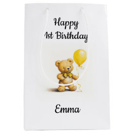 Baby en kinderen cadeauverpakking, beren overal, medium cadeauzakje