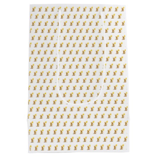 Baby en kinderen cadeauverpakking, beren overal, medium cadeauzakje (Achterkant)