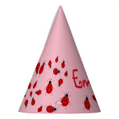 Baby en Kinderen, schattige ladybugs, gepersonalis Feesthoedjes (Links)