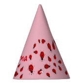 Baby en Kinderen, schattige ladybugs, gepersonalis Feesthoedjes (Rechts)