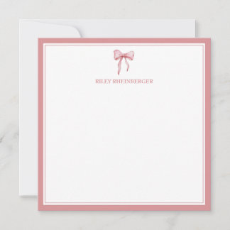Baby- en kleine meisjesbriefpapier notitiekaartje