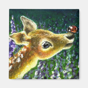 Baby en ladybug magnet