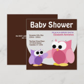 Baby en mama - Babyschoenen Kaart (Voorkant / Achterkant)