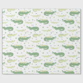 Baby en Mama Gators Cadeaupapier (Vlak)