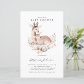 Baby en mamma Deer Herfst Baby shower (Staand voorkant)