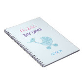 Baby en mammie Bluebird Baby shower Notitieboek (Rechterzijde)