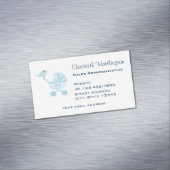 Baby en mammie Bluebird Magnetisch Visitekaartje (Voorbeeld)