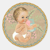 Baby en Mason Jar Sticker (Voorkant)