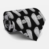 Baby en pap Feet Stropdas (Opgerold)