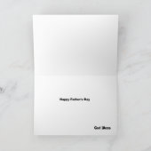 baby en papa in de hand kaart (Binnen)