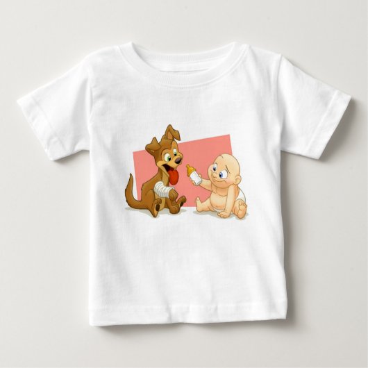 Baby- en papaverShirt (Voorkant)